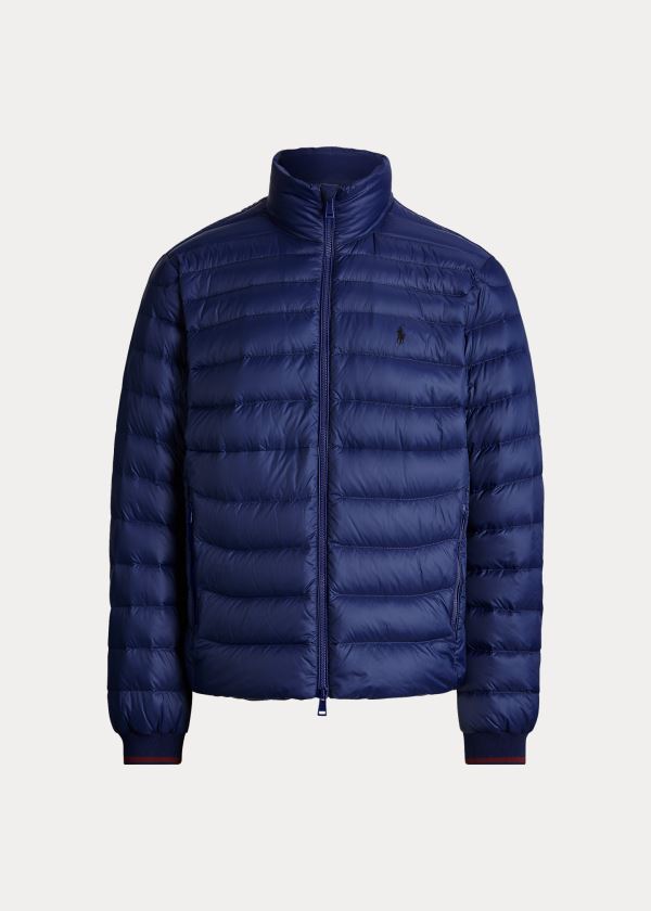 Chaquetas De Plumas Polo Ralph Lauren Hombre Azul Marino - Packable Quilted - FLNBS3250